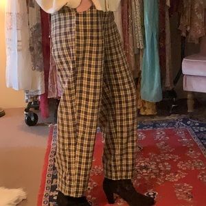 Free People Plaid Pants